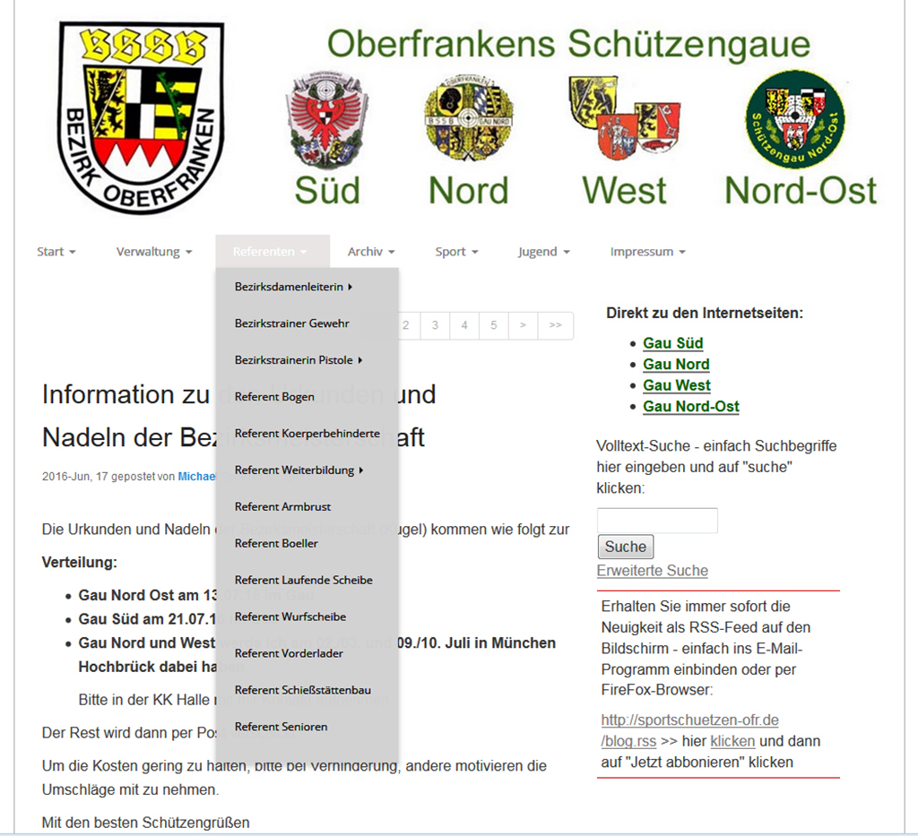 Schützenbezirk Oberfranken