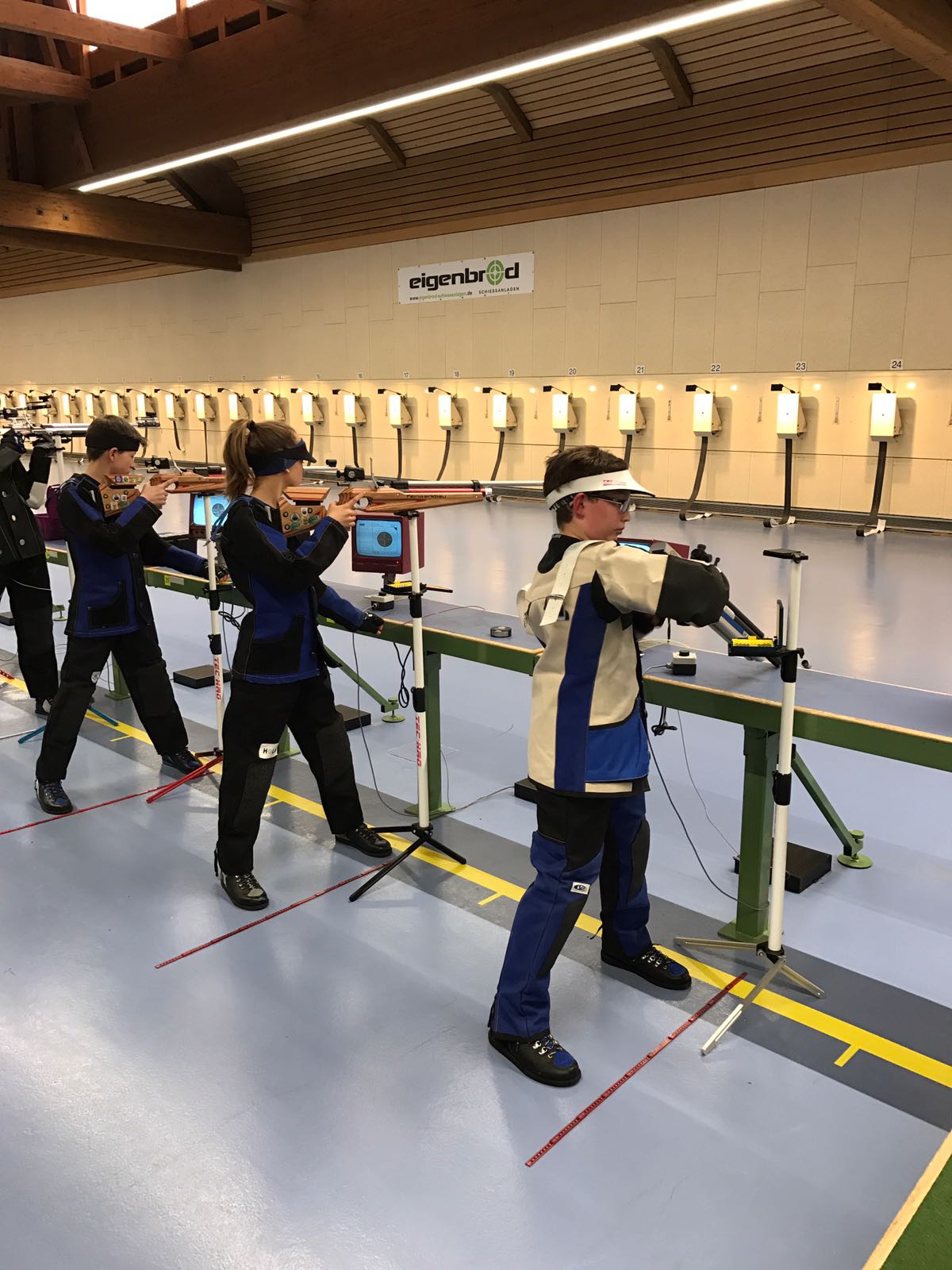 Sichtungswettbewerb auf der Olympiaschießanlage in Garching-Hochbrück