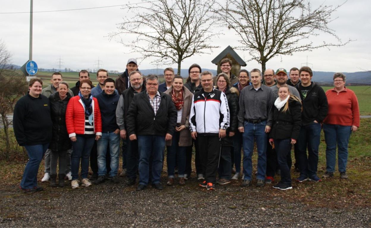 Teilnehmer und Referenten der JuLeiCa Schulung in Merkendorf