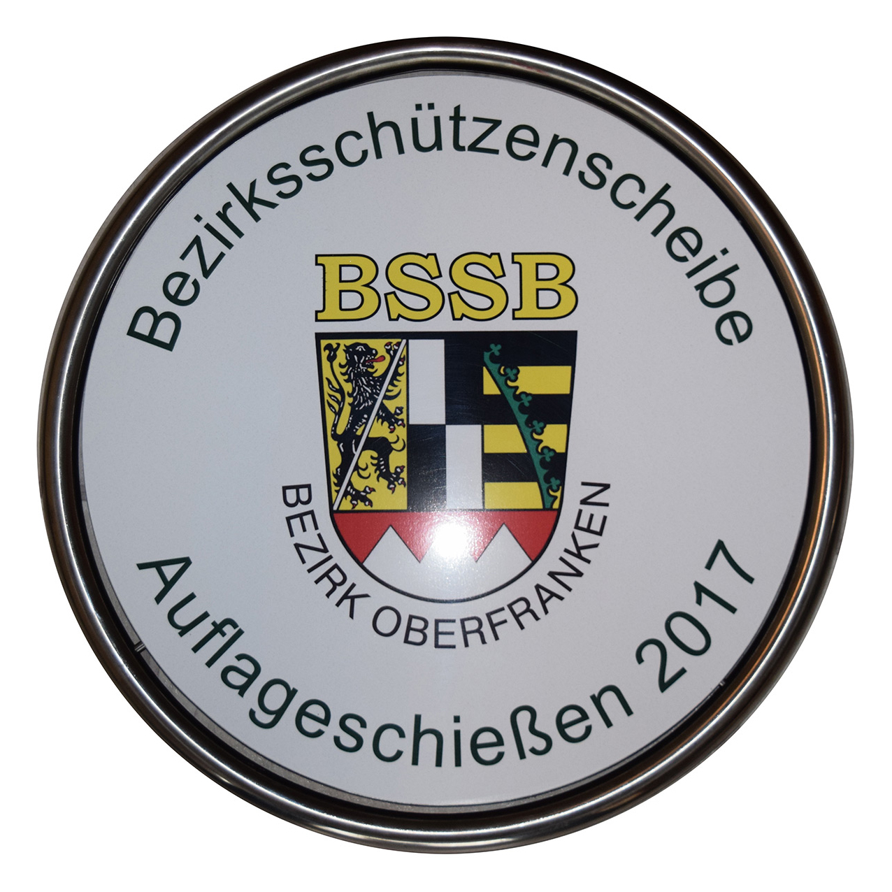 Erinnerungsscheibe Bezirksseniorenschießen 2017