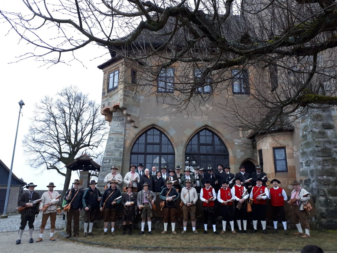 Gruppenbild der beteiligten Böllergruppen