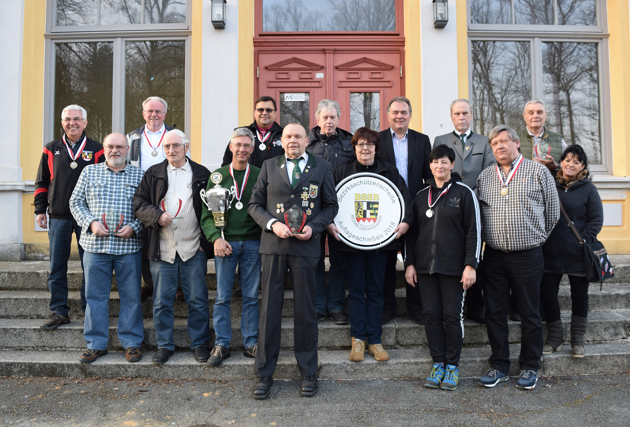 Die erfolgreichsten Schützen beim Bezirksseniorenschießen 2018.