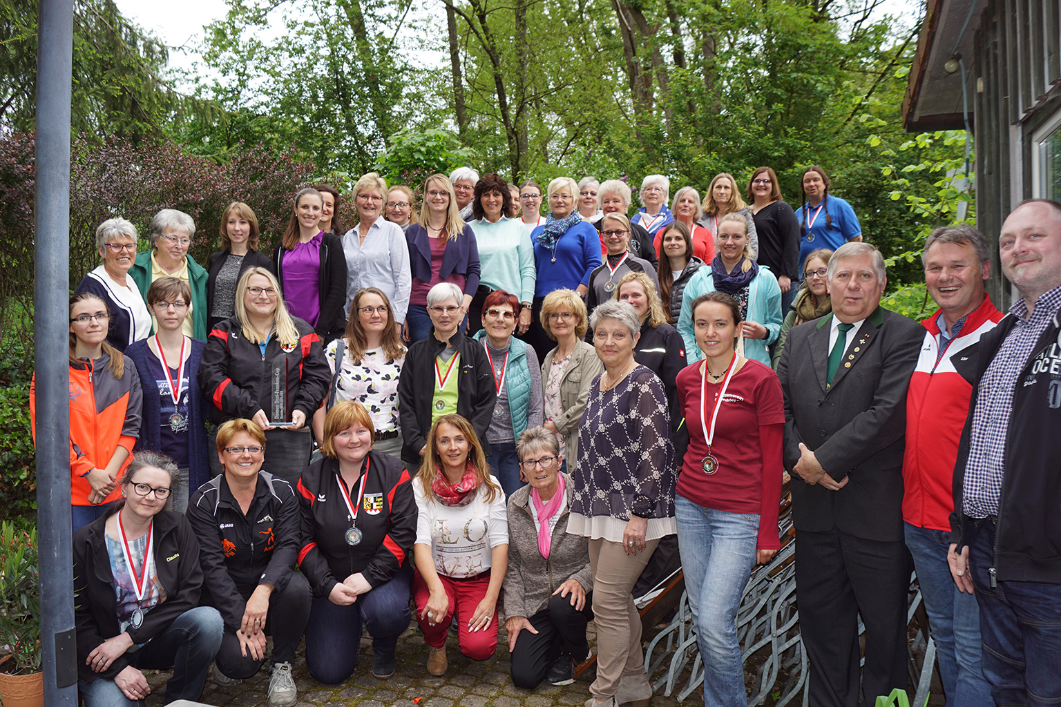 Drei-Franken-Cup der Damen: Gruppenbild der Aktiven.