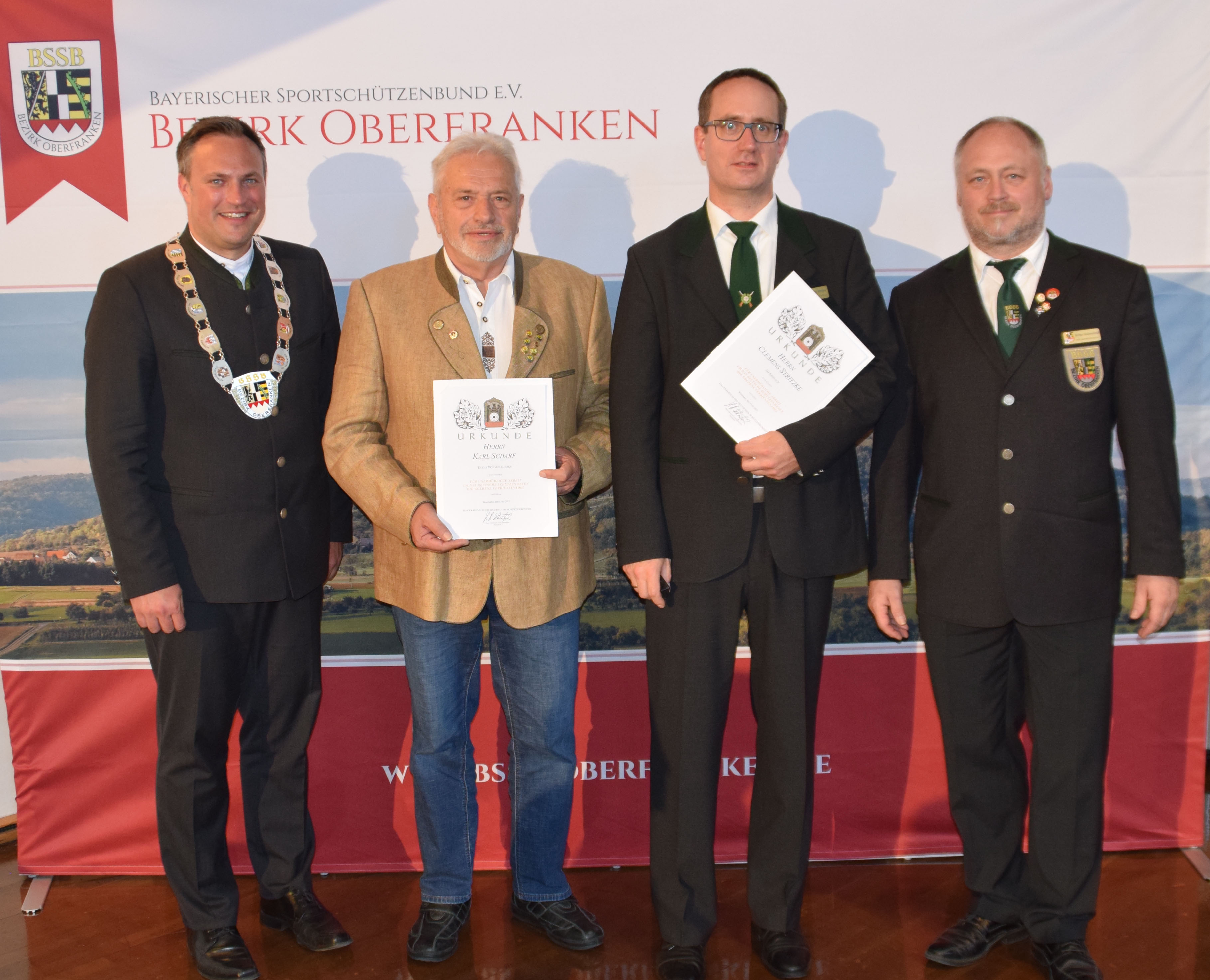 Ehrungen am 69. Bezirksschützentag