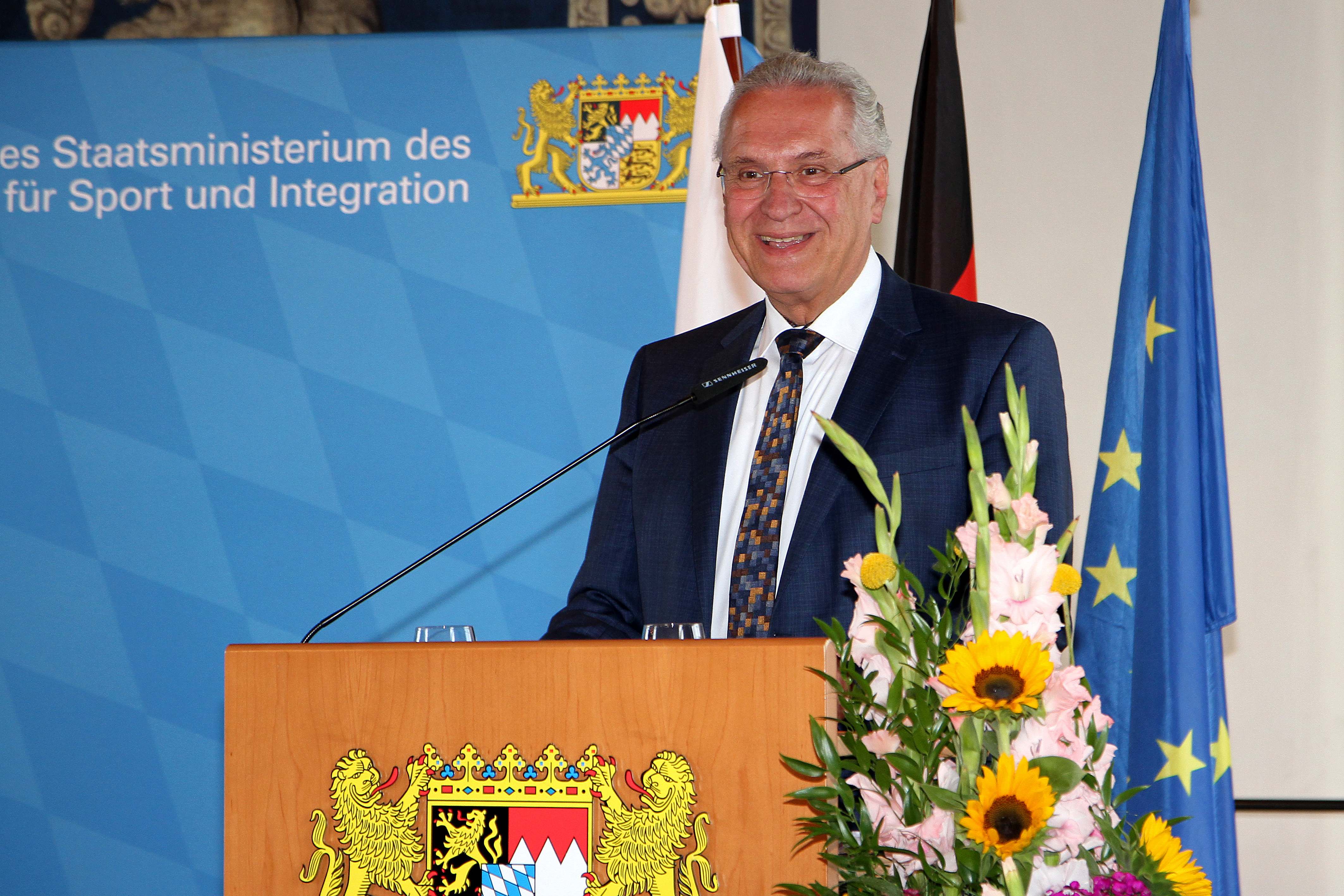 Staatsminister Joachim Herrmann bei seiner Festansprache