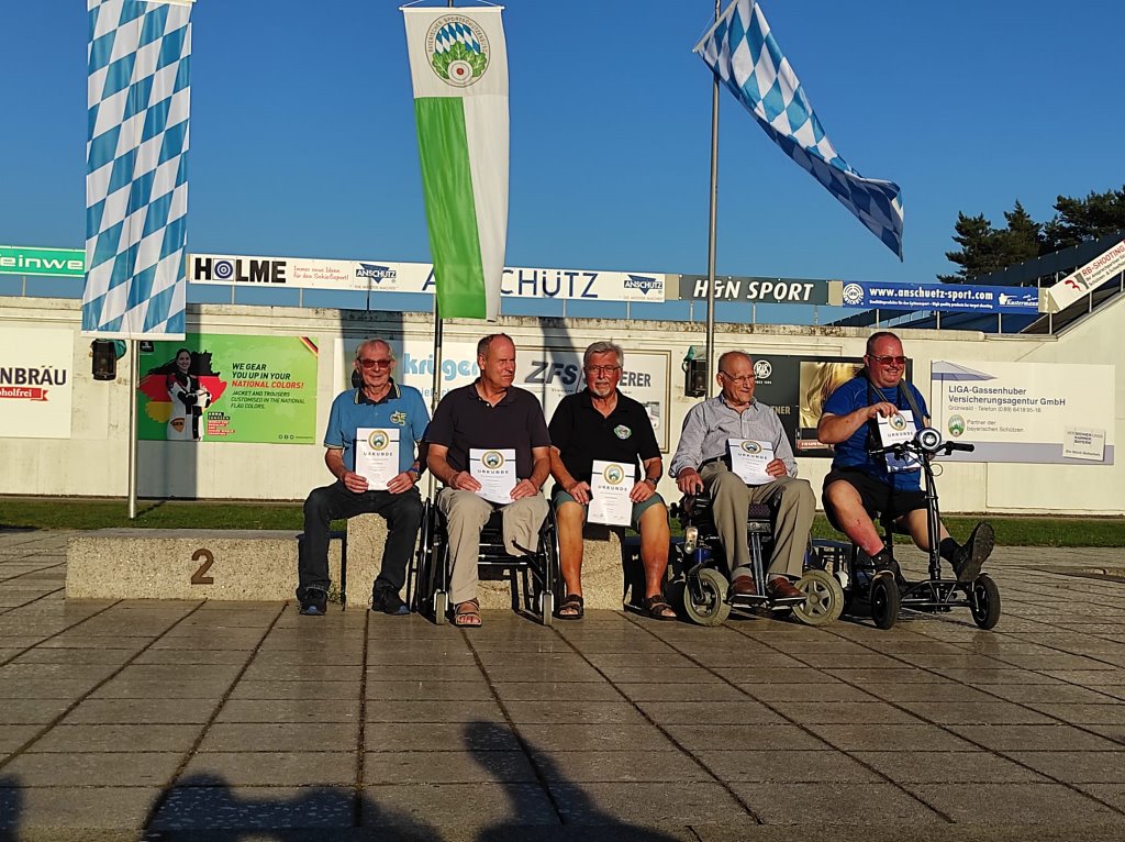 Bayerische Herbstmeisterschaften in der Wettkampfklasse Parasport (BH Klasse)