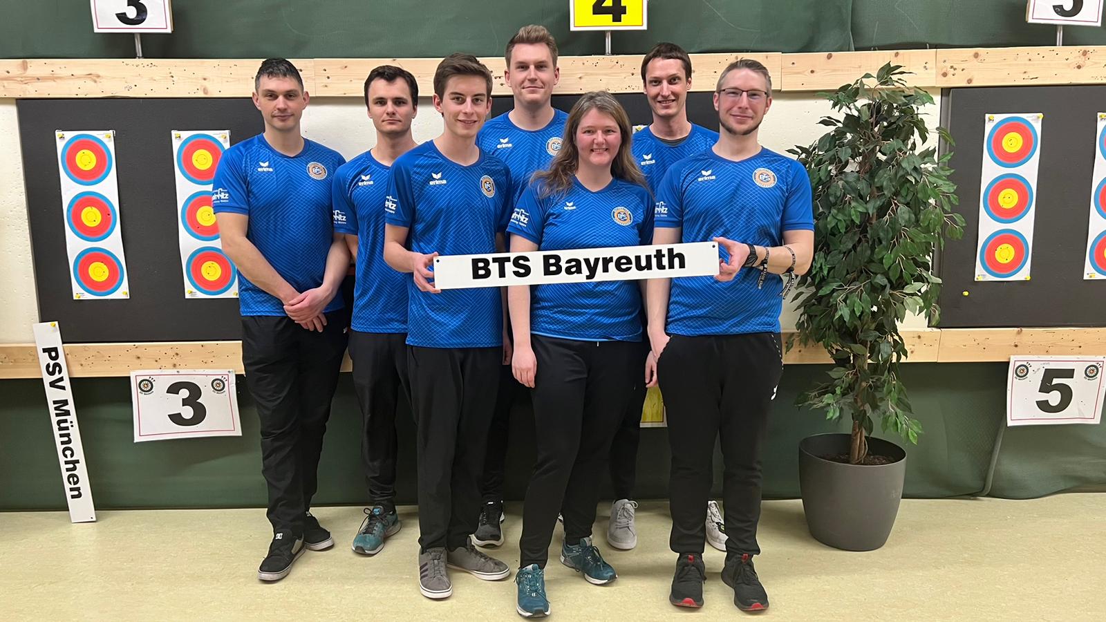 Eines der acht besten Teams Deutschlands: BTS Bayreuth mit J. Hetz, F. Langhammer, S. Kaufmann, J. Lang, F. Babl & M. Schirrmeister (v.l.)
