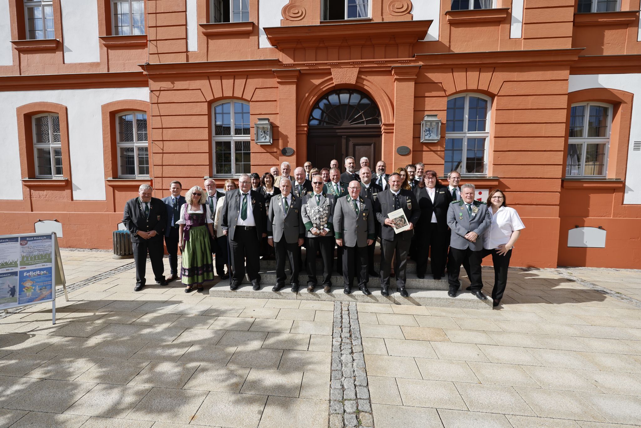 72. Oberfränkischer Schützentag - Empfang im Rathaus durch 1. Bgm. Tobias Ehrlicher