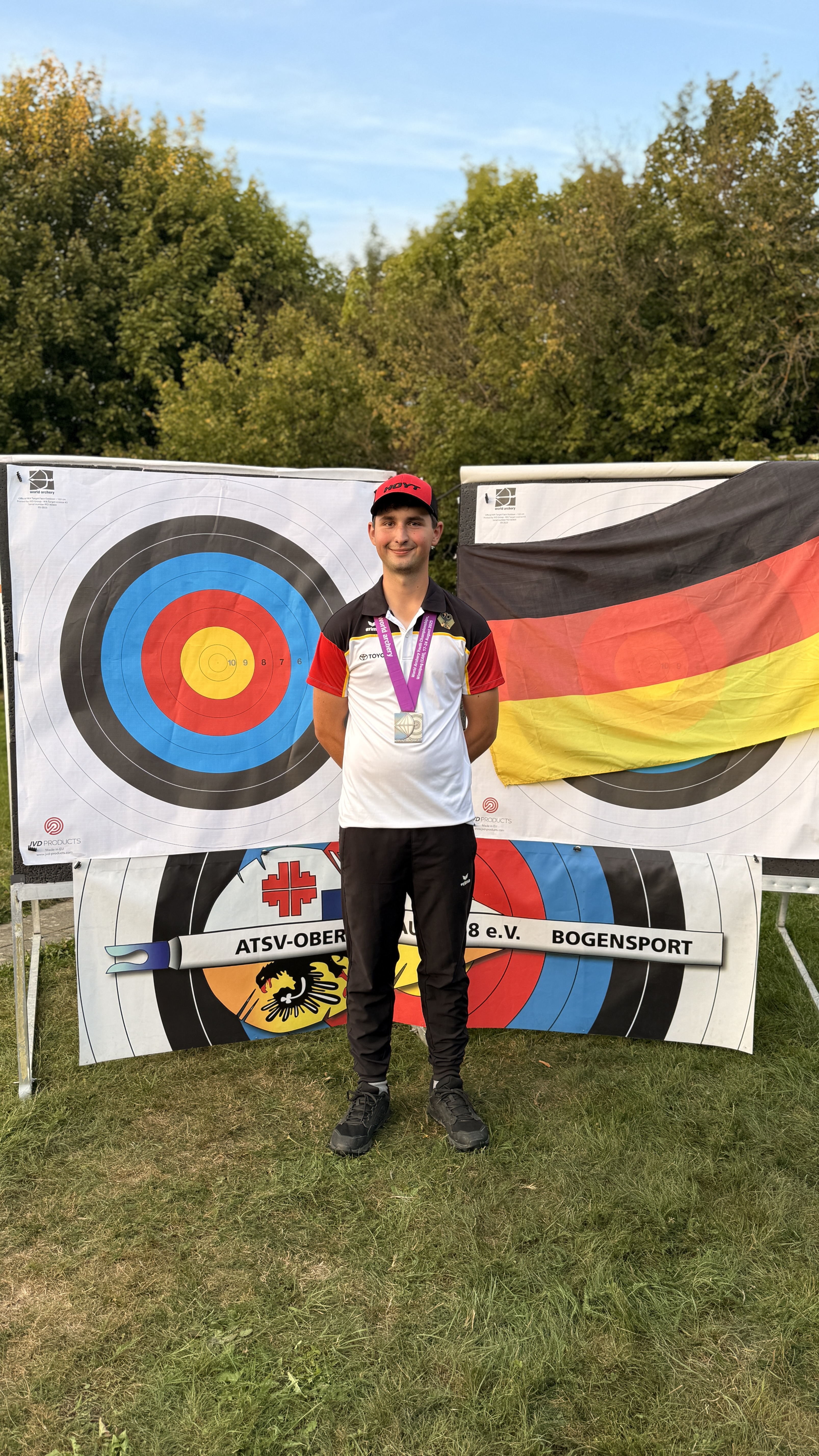 Fabio Alex bei der Junioren-WM  im kanadischen Winnipeg erfolgreich
