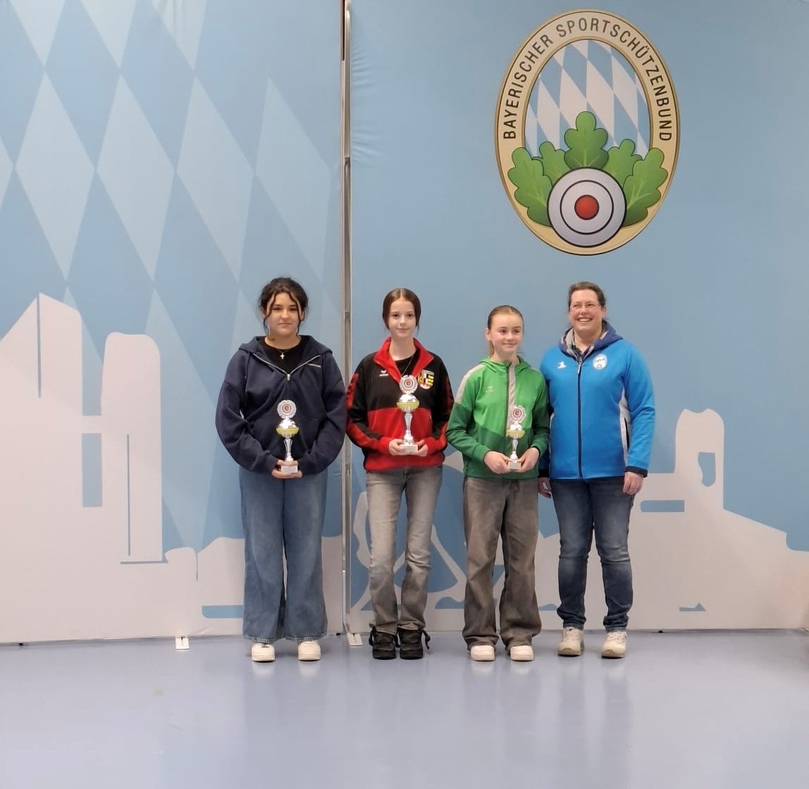 Siegerehrung – Platz 1 bei den Schüler w. für Lotte Grünwald